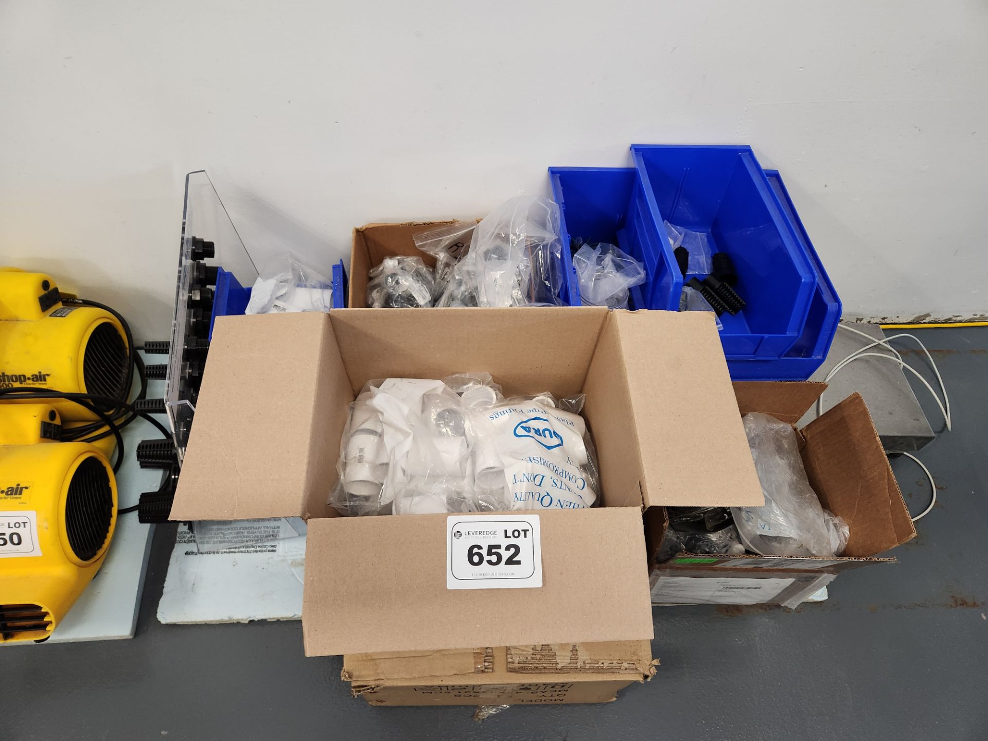 Lot of Assorted PVC Fittings