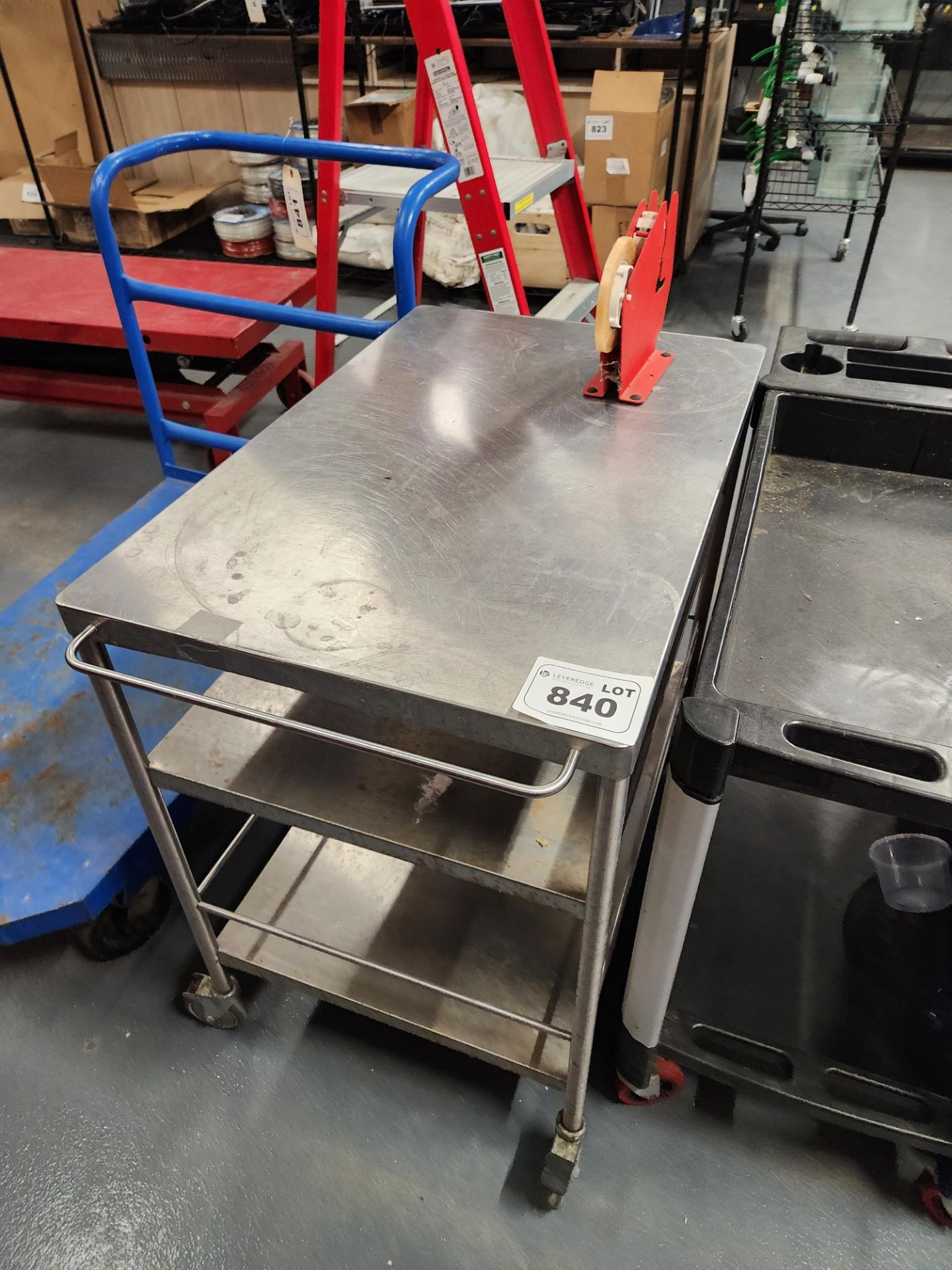 Rolling Metal Shop Cart