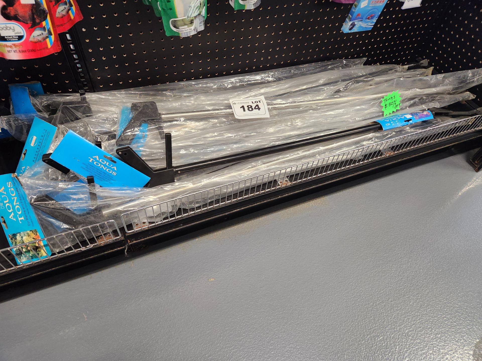 Lot of Aqua Tongs