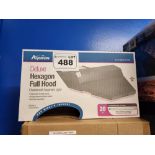 Aqueon Deluxe Hexagon Full Hood Flourescent Aquarium Light