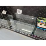 Professional Ultra-Clear Glass Tank approx. 15.5"W x 8.5"D x 11" H