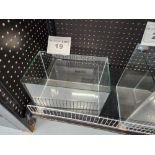 Professional Ultra-Clear Glass Tank approx. 12"W x 7.25"D x 8" H