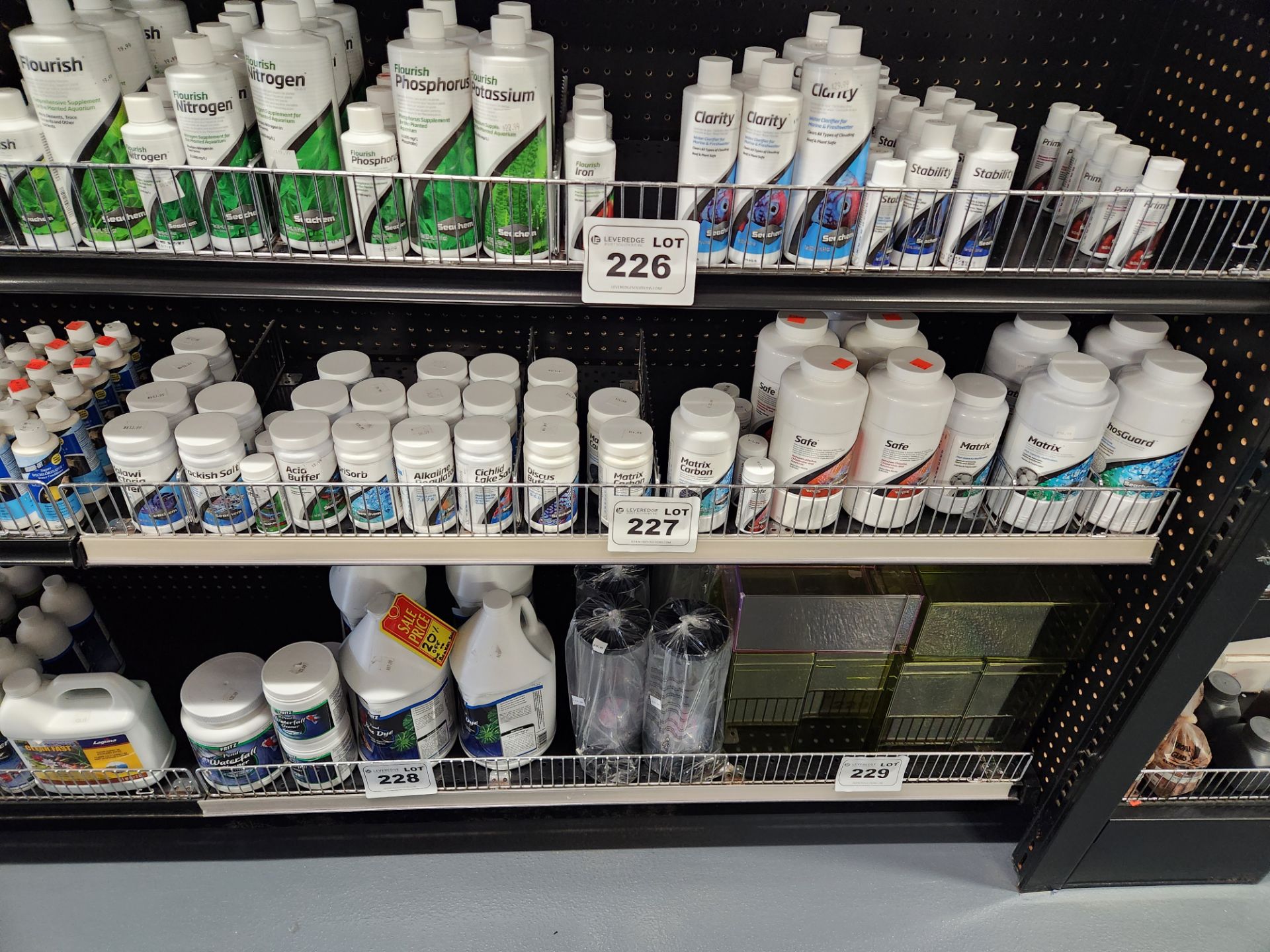 Lot of Assorted Water Treatment Chemicals