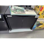 Fluval Flex Deluxe Stand Black approx 33"x14"x27"