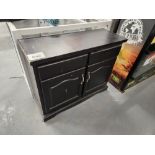 Black 2 Door Cabinet