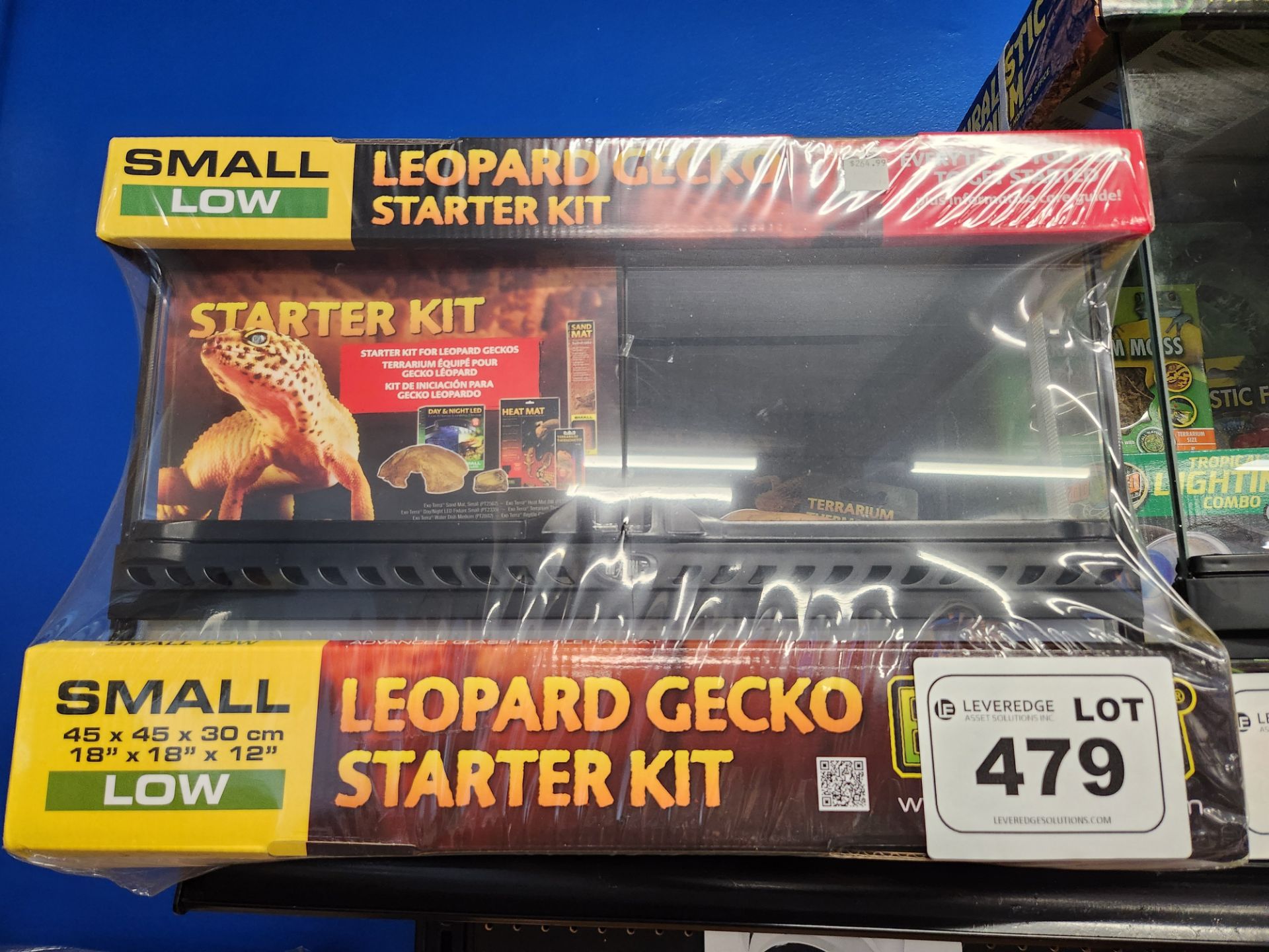 ExoTerra Leopard Gecko Starter Kit Small 18"x18"x12"