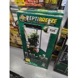 ZooMed ReptiBreeze Open Air Black Aluminum Screen Cage Large