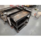 Rolling Metal Shop Cart