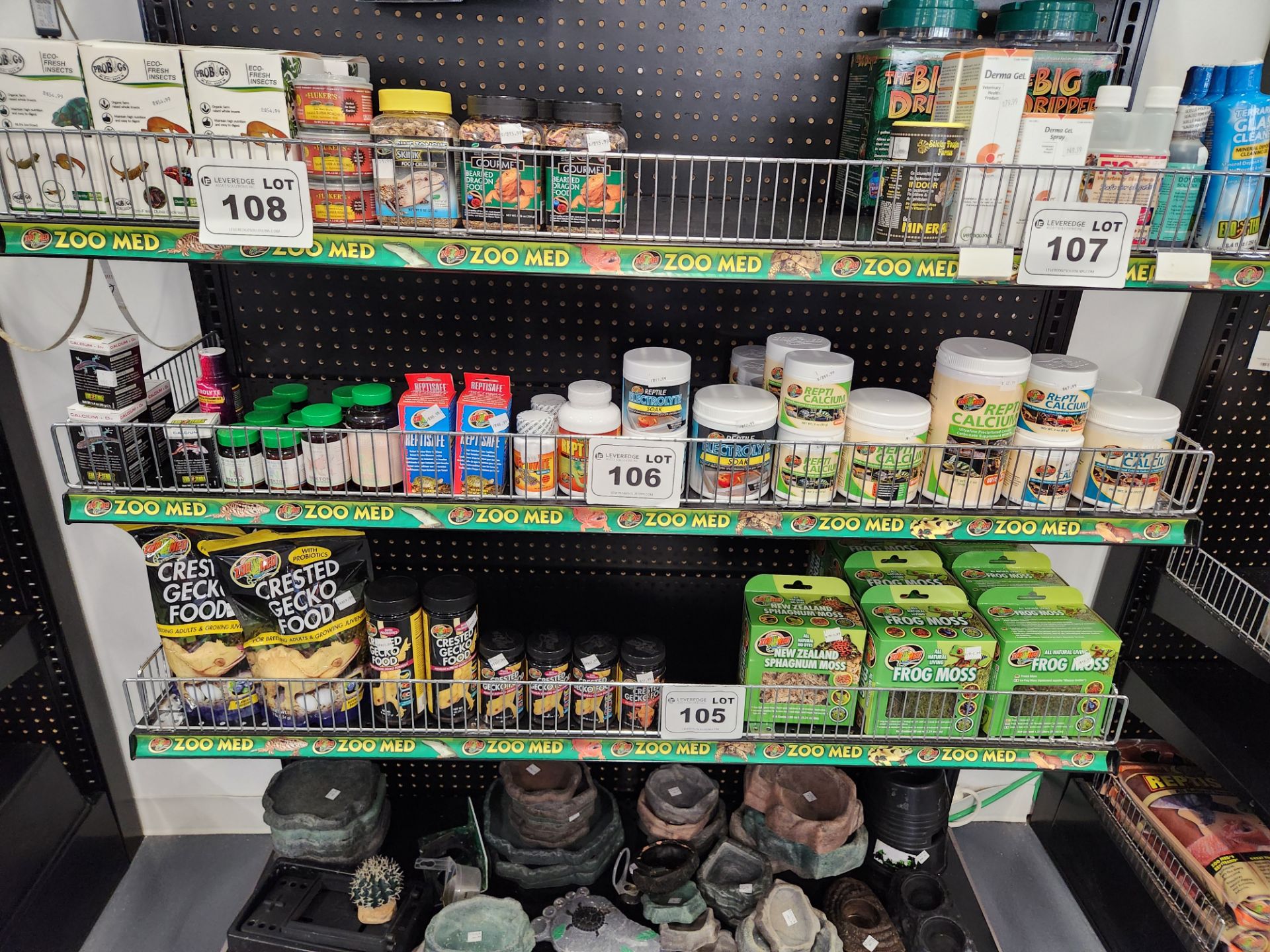 Lot of Assorted Reptile Supplements
