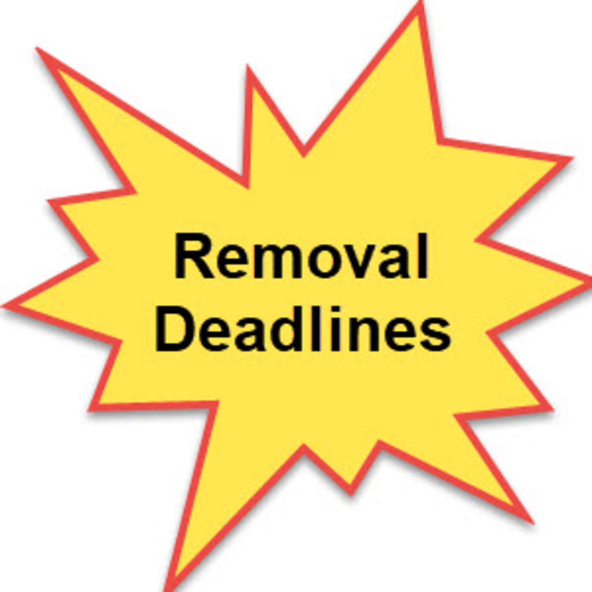 Note Short Removal Deadlines