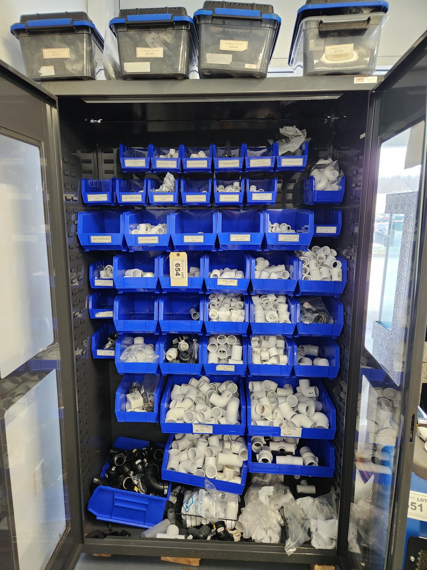 Lot of PVC Fittings (Part Bins NOT Included)