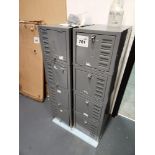 Lot of (2) 4 Person Lockers