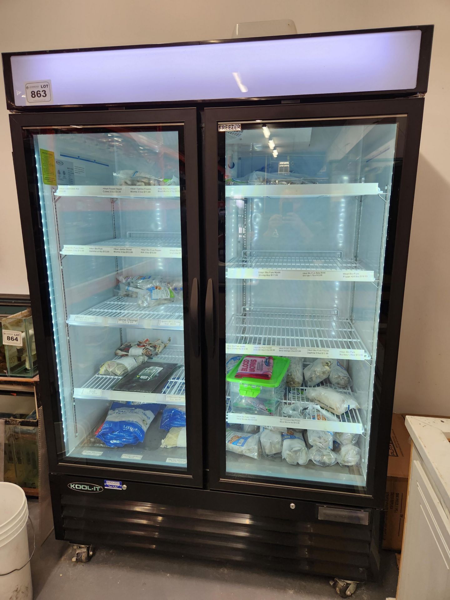 Kool-It 2 Glass Door Freezer KGF-48