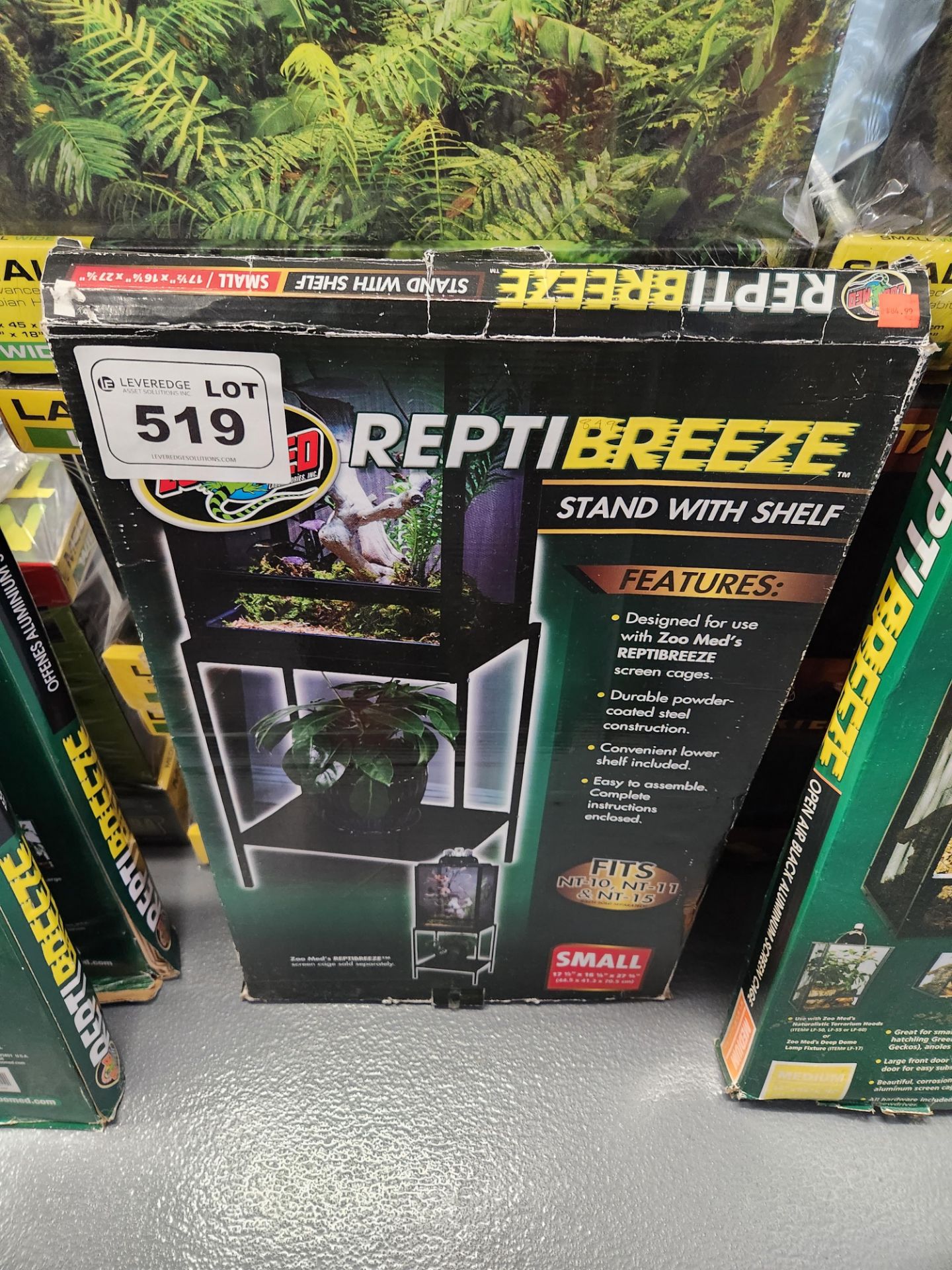 ZooMed ReptiBreeze Stand with Shelf Small