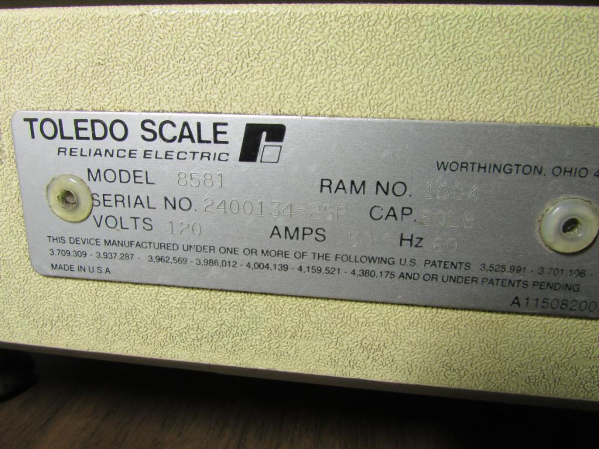 Toledo 8581 50-Lb. Digital Counting Scale - Image 6 of 6