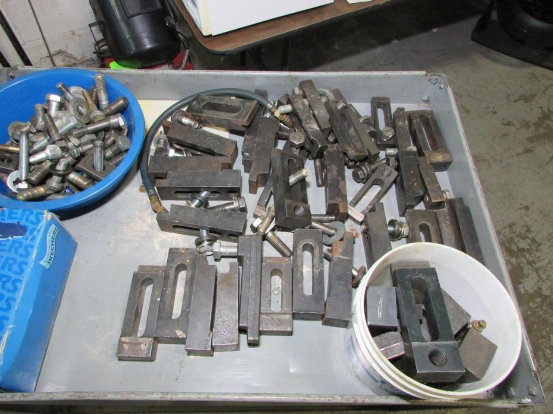 Cart with Assorted Mold Clamps, Hardware and Lifting Rings - Image 2 of 3