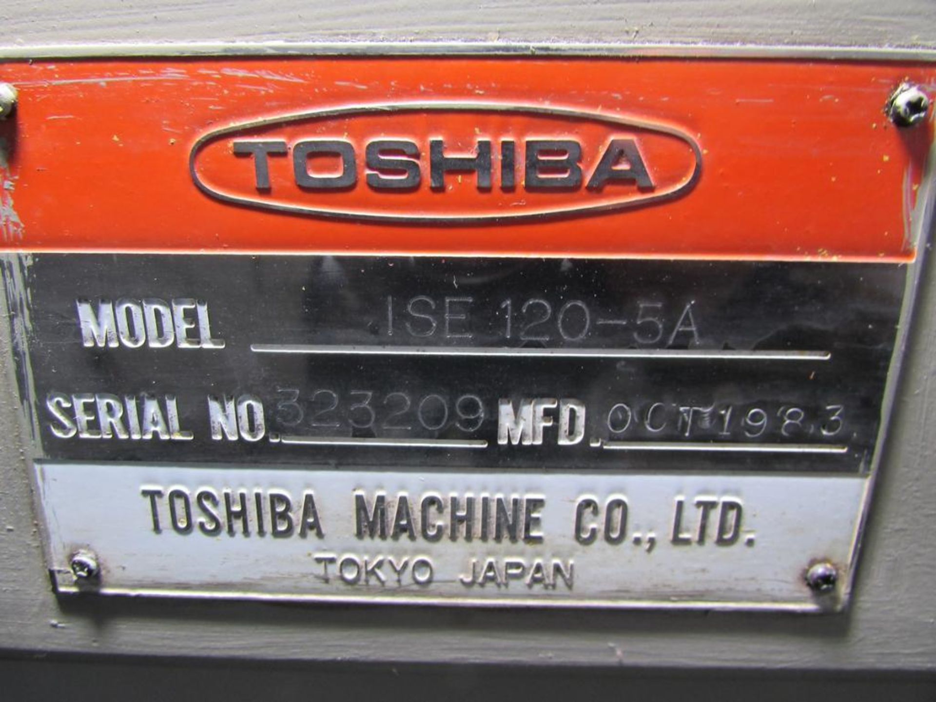 1983 Toshiba ISE120-5A 120-Ton Hydraulic Injection Molding Machine - Image 28 of 28