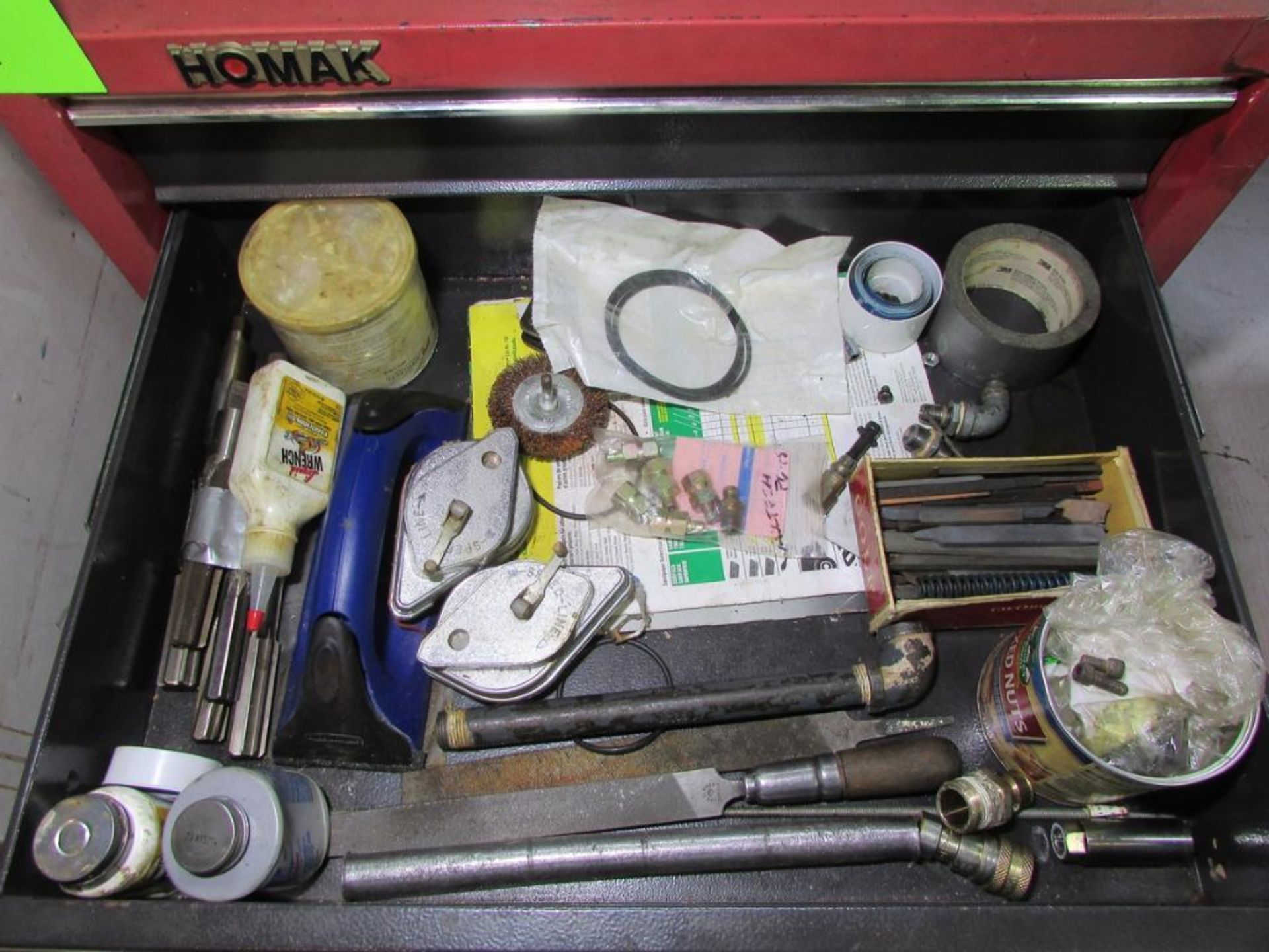 Homak 3-Drawer Open Bottom 24" Rolling Toolbox - Image 4 of 11