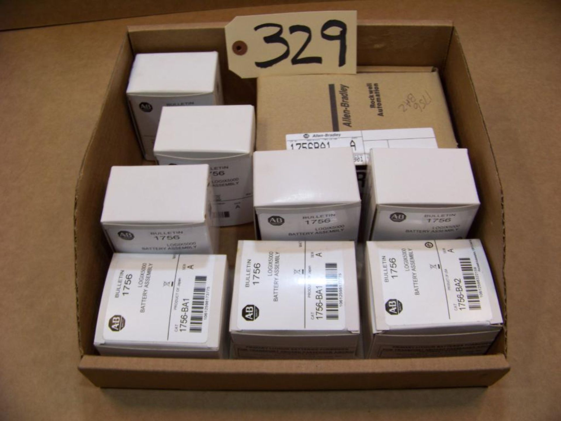 9 ALLEN BRADLEY LOGIX 5000 BATTERY ASSEMBLIES, NEW IN BOXES