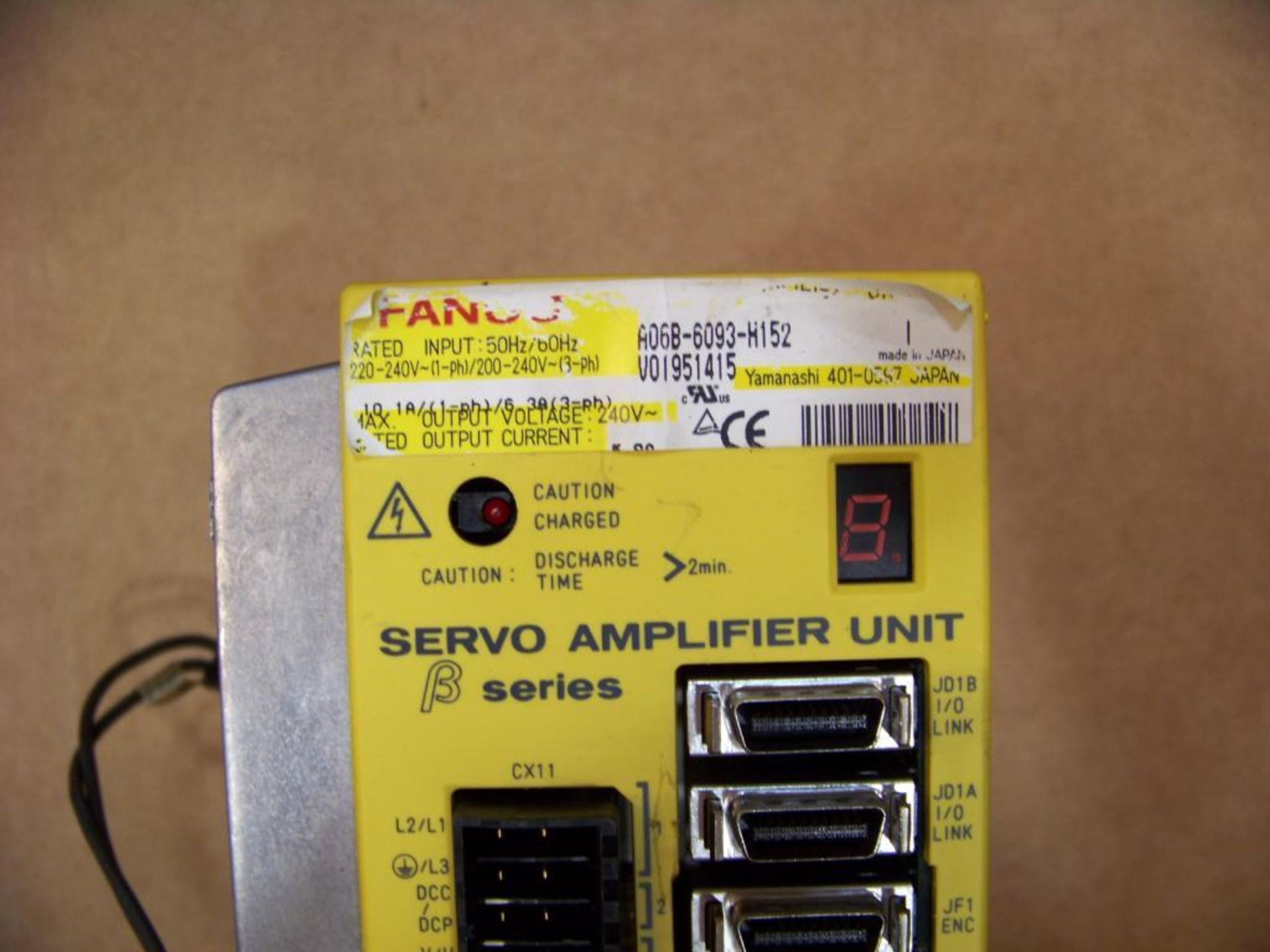 1 FANUC AO6B-6093-H152 SERVO AMPLIFIER - Image 2 of 2