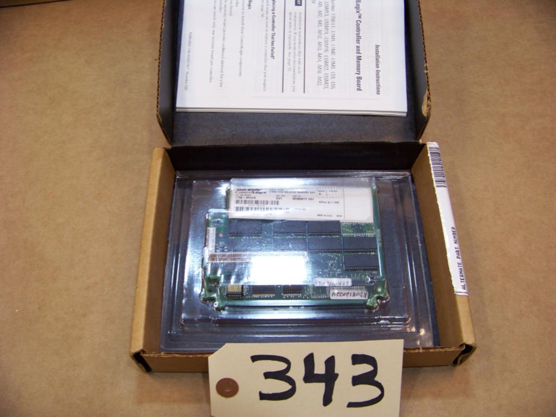 ALLEN BRADLEY CONTROLOGIX, CONTROLLER AND MEMORY BOARD, 1756-M24, NEW IN BOX