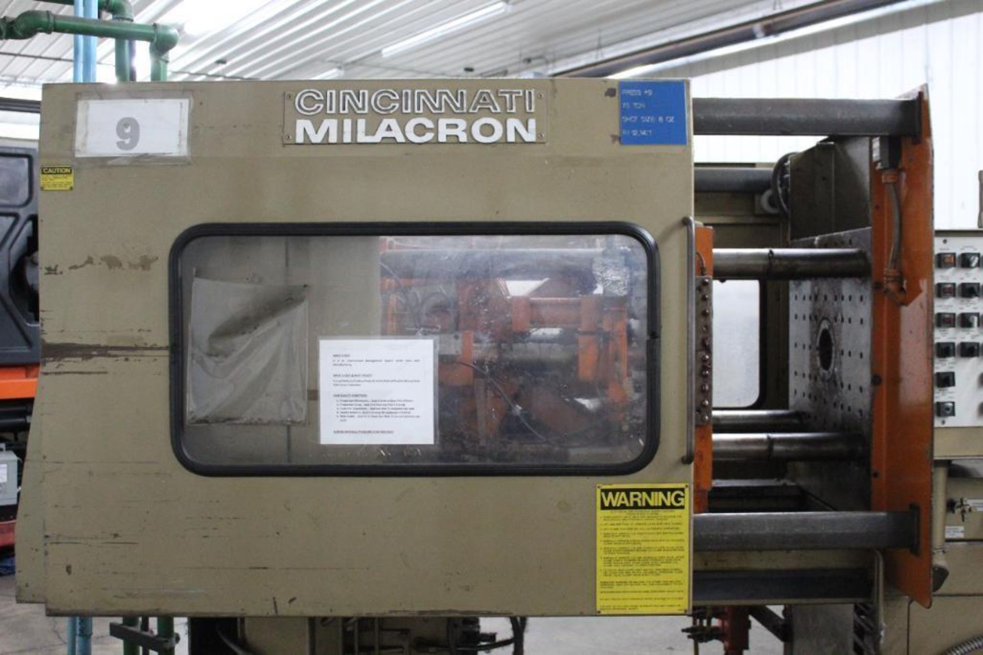 Cincinnati Milicron Model T75-8 75-Ton Injection Mold Machine Press - Image 7 of 24