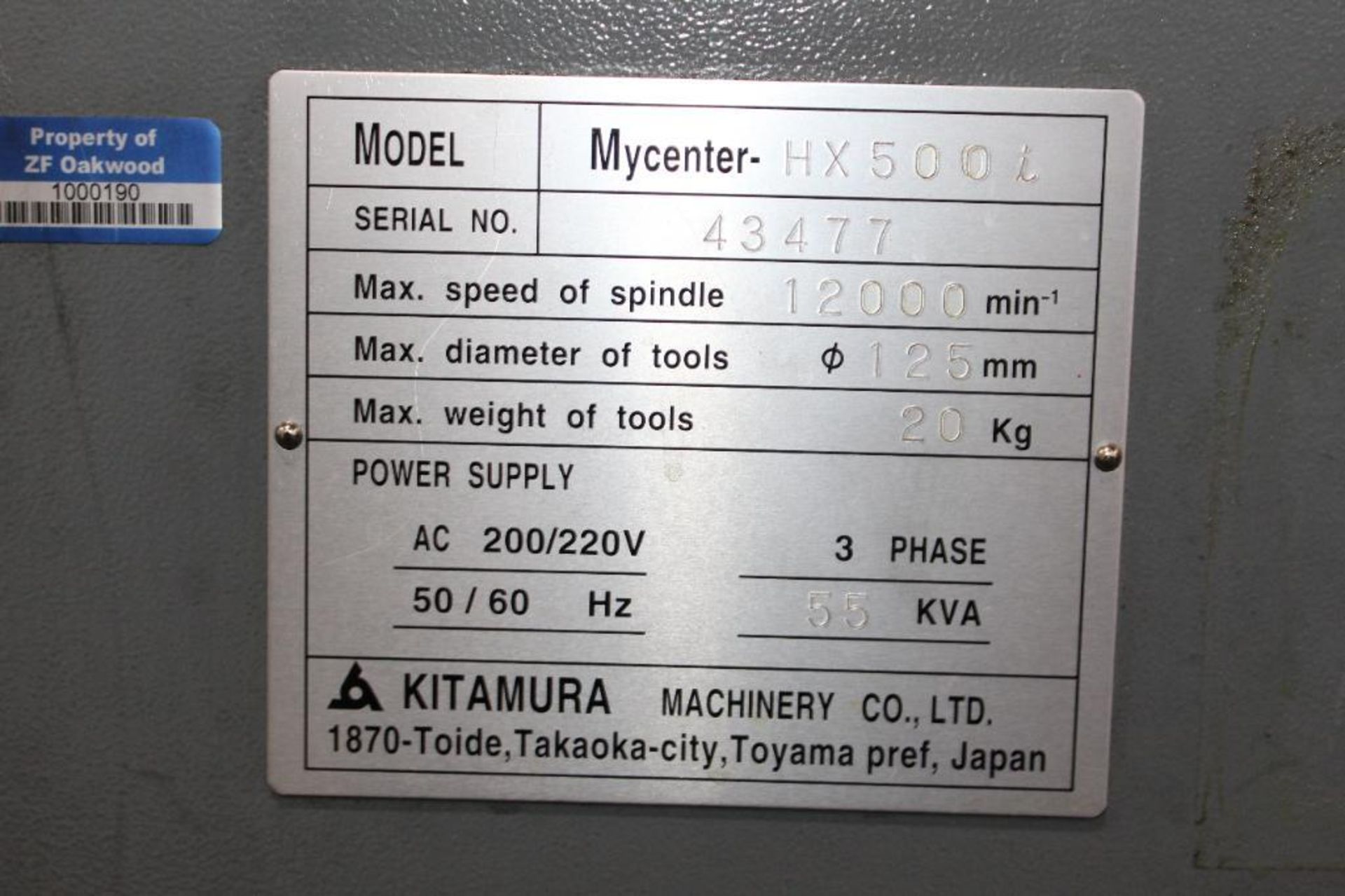 2008 Kitamura MyCenter HX500i Horizontal Machining Center with Fanuc Series 16i-MB Controller - Image 48 of 60