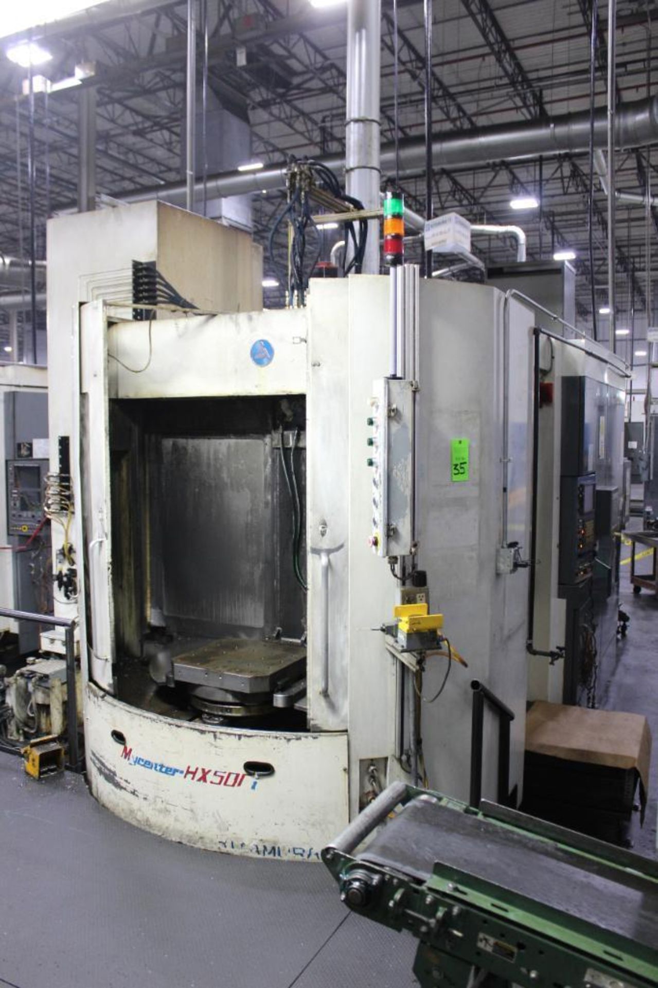 2004 Kitamura MyCenter HX500i Horizontal Machining Center with Fanuc Series 16i-MB Controller