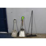 Lot of Shovels and Broom