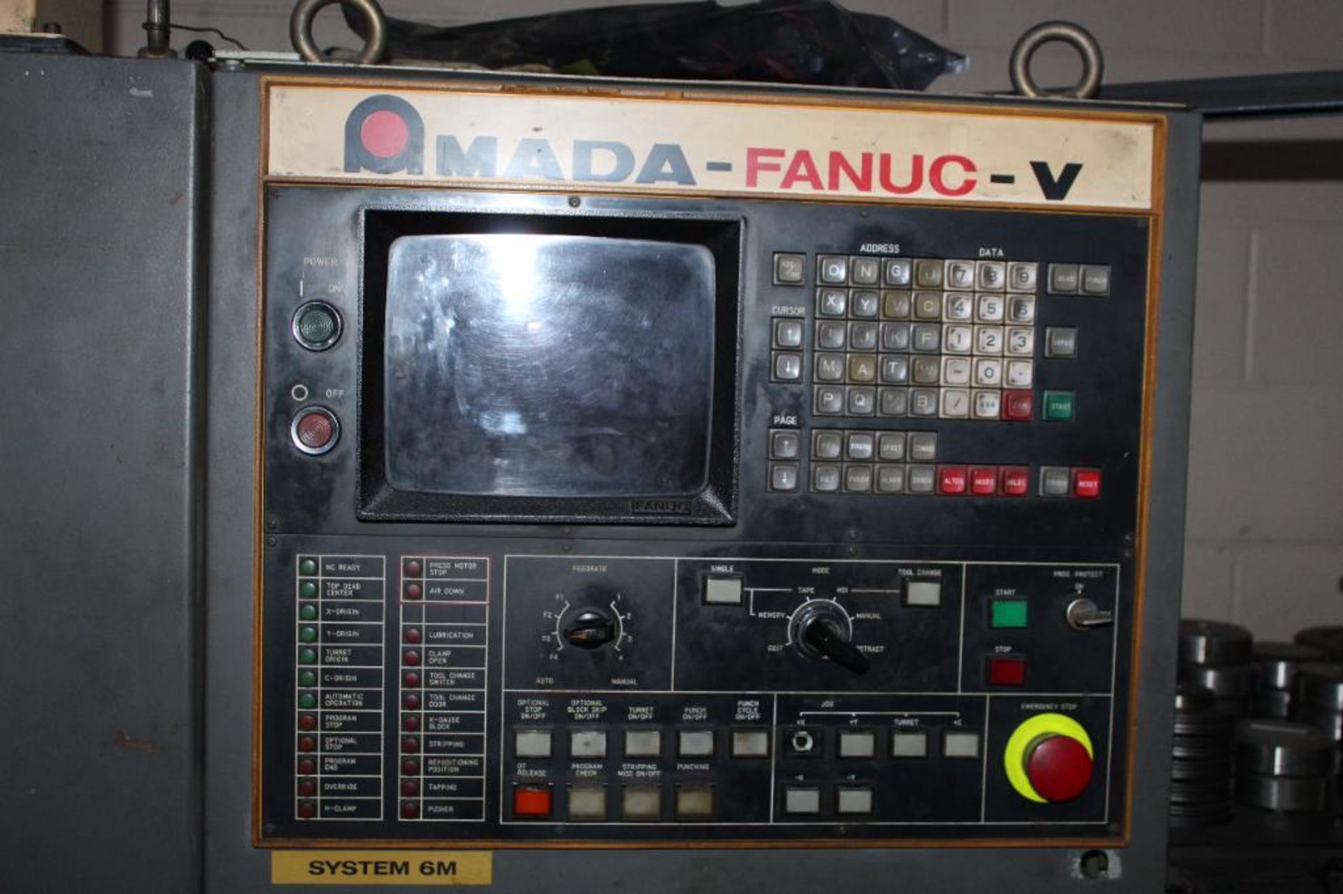 1983 Amada Vela II 30 Ton CNC Punch Press 305050 W/ Amada Fanuc-O System 6M CNC Control - Bild 24 aus 25