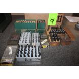 Box of Assorted Steel Die Letter and Number Stamps