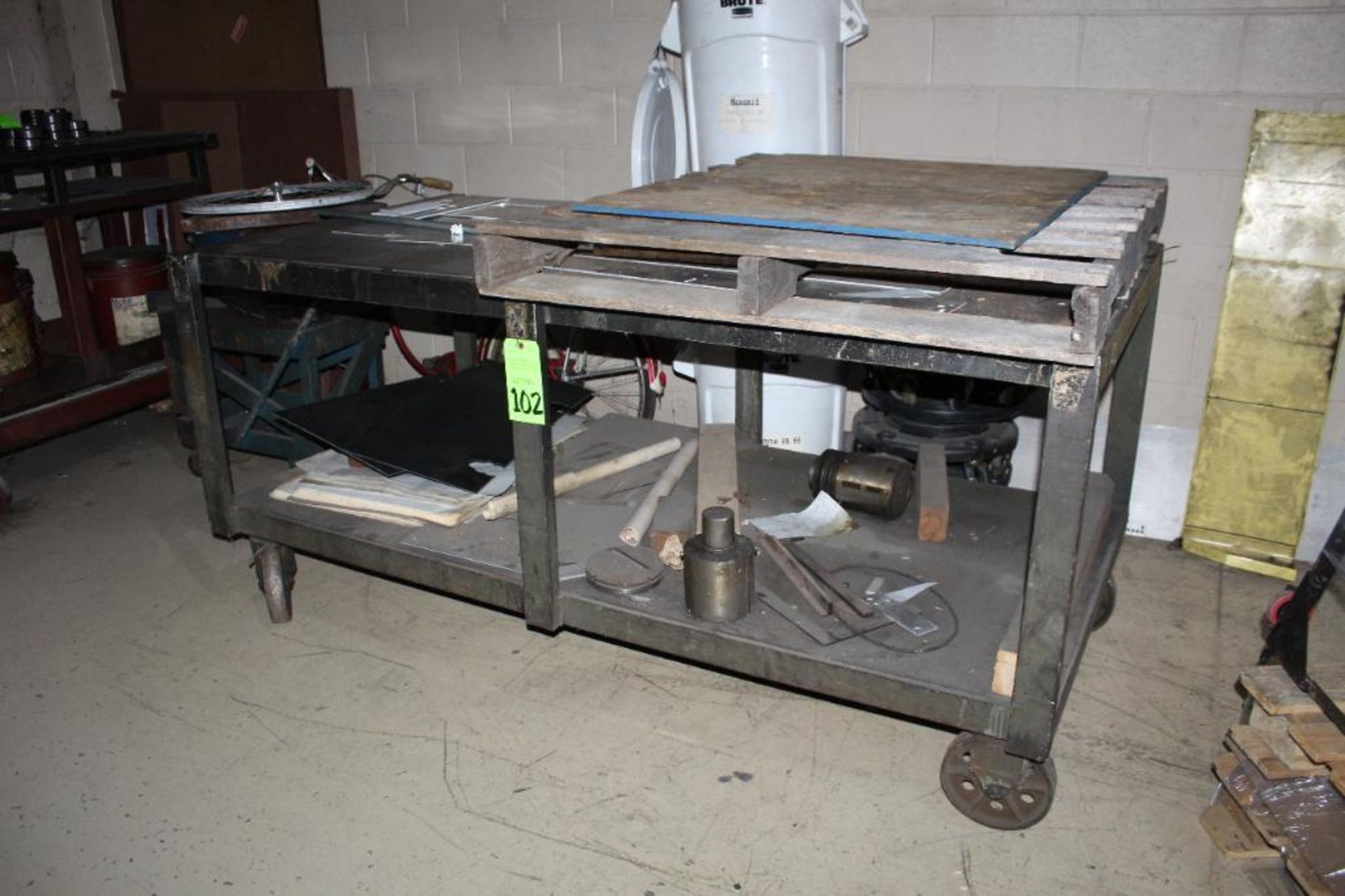 Rolling Table Cart 80"x36.5"x36.5"