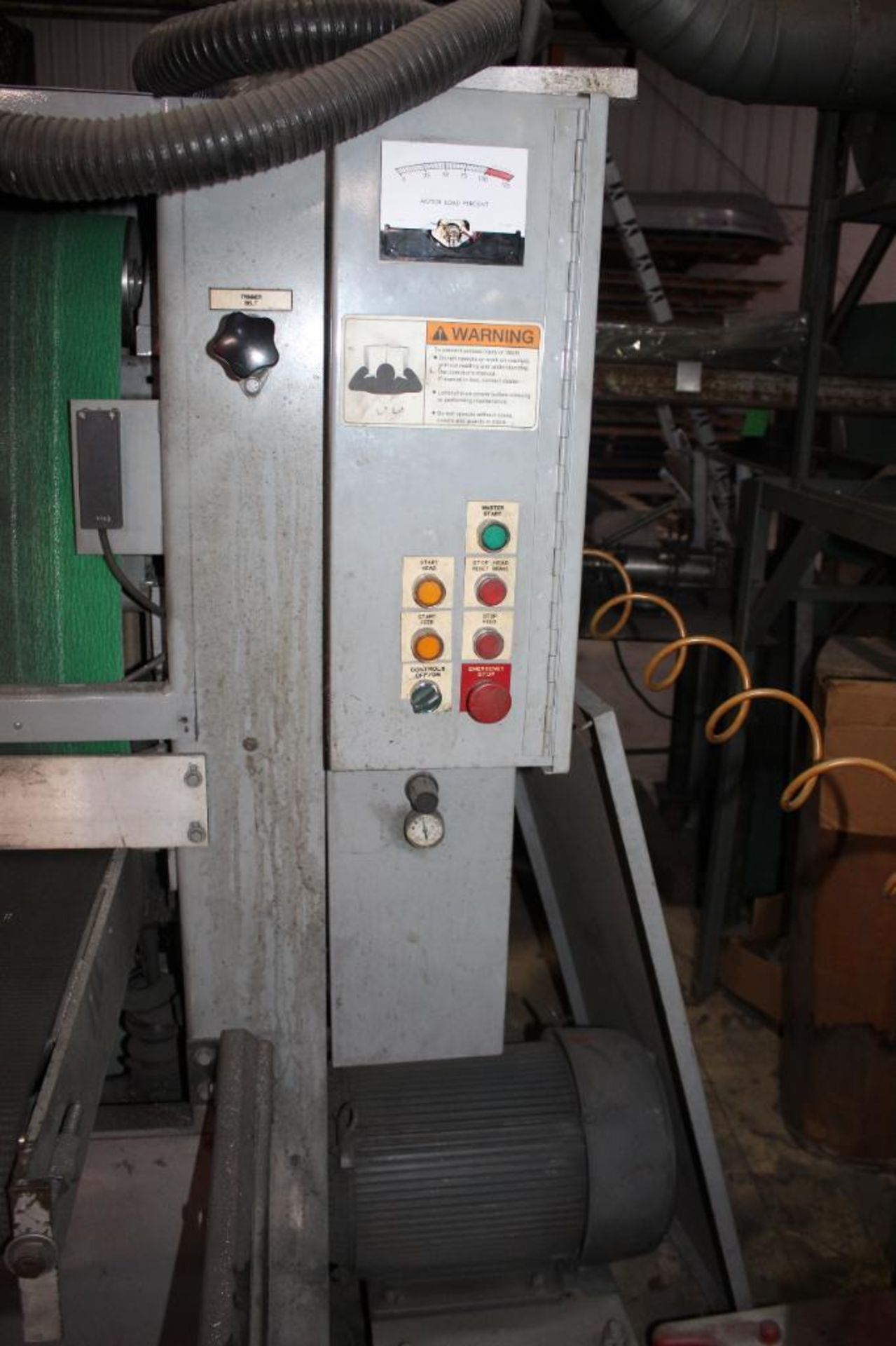 Time Saver Speed Belt Grinder Model 137-1HDM/60 With Outfeed Table - Image 7 of 14