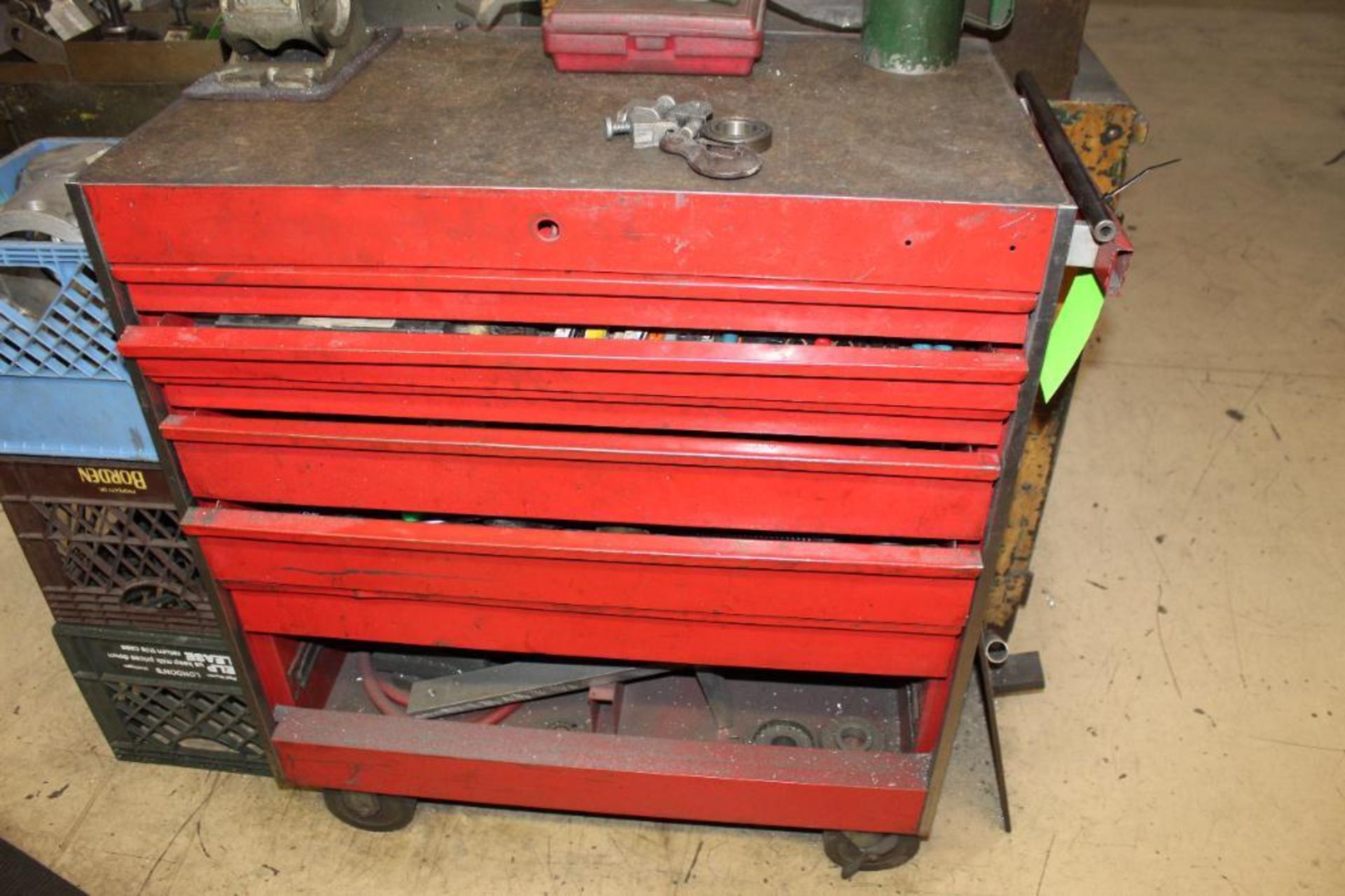 Red Tool Chest with Contents - Image 3 of 7