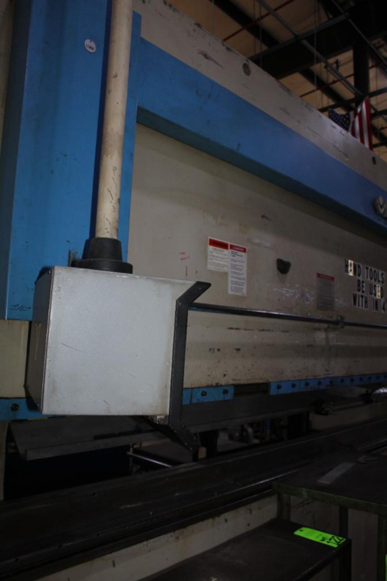 1995 LVD Hydraulic Press Brake Model 180JS13 Equipped With Hurco AutoBend 7 CNC Back Gage - Image 20 of 22