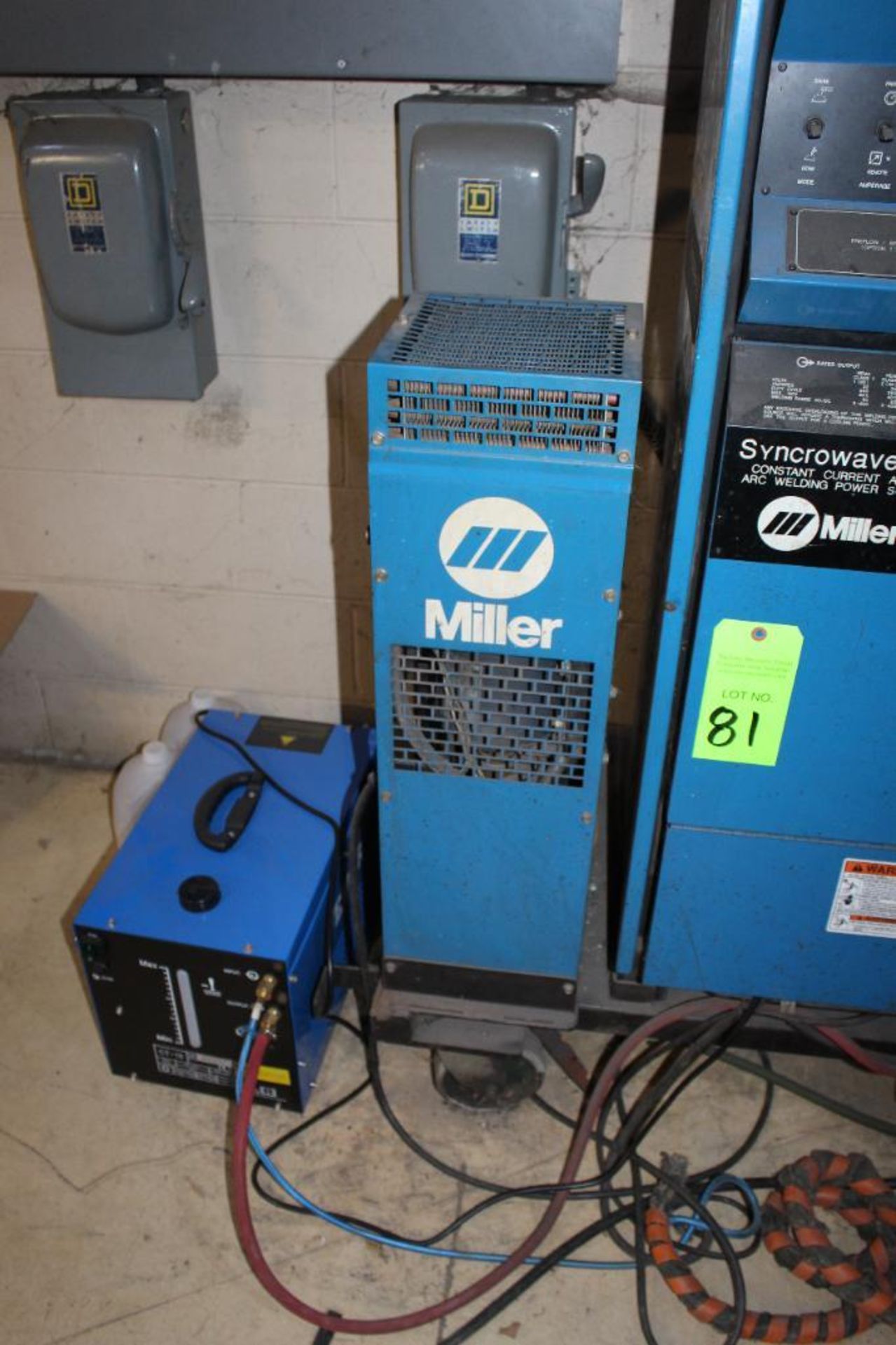 Miller Syncrowave 351 Constant Current AC/DC Arc Welding Power Source W/ Miller Watermate 1A Cooling - Image 2 of 12