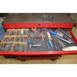 Red Tool Chest with Contents