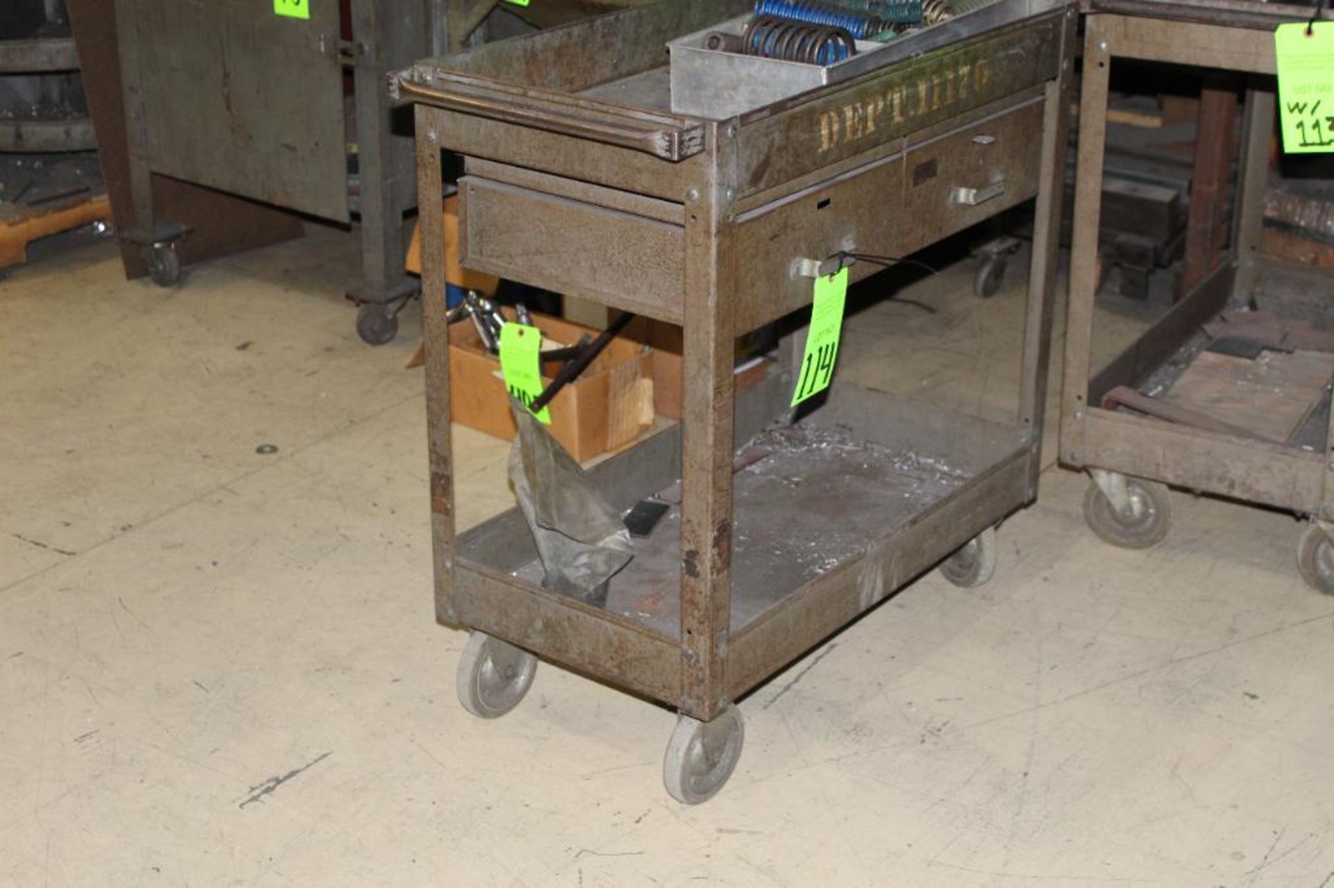 Lot of (2) Shop Carts with Drawers - Image 4 of 5