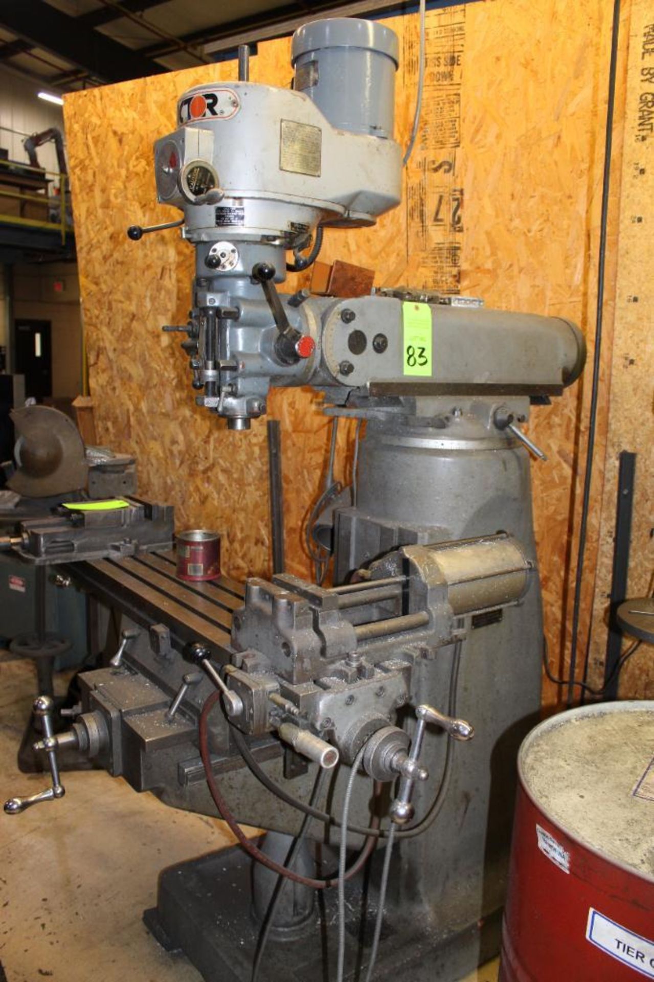 Victor Knee Mill Model CD2VS W/ AcuRite Millmate and 12" Rotary Table Bridgeport News - Image 3 of 10