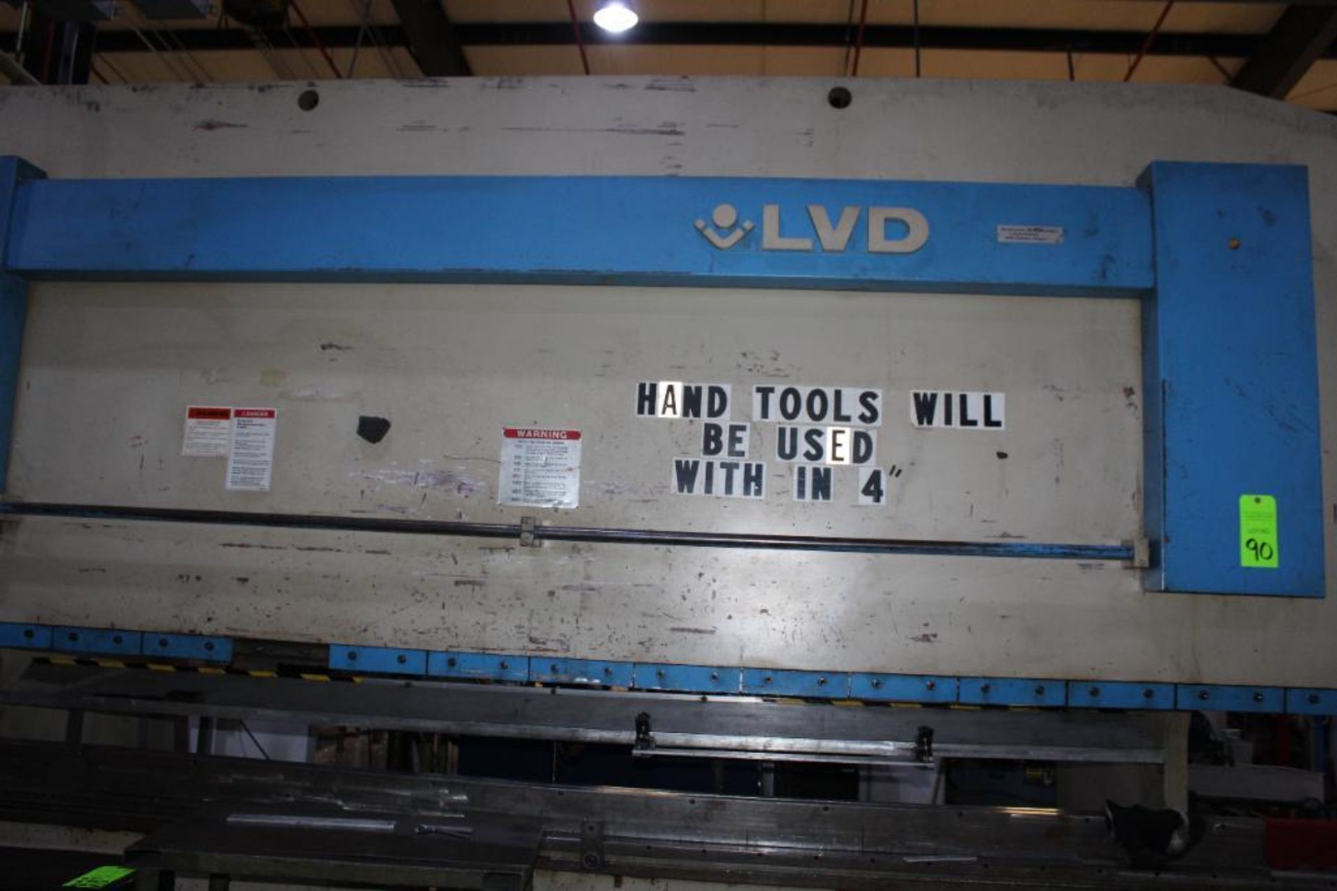 1995 LVD Hydraulic Press Brake Model 180JS13 Equipped With Hurco AutoBend 7 CNC Back Gage - Image 3 of 22