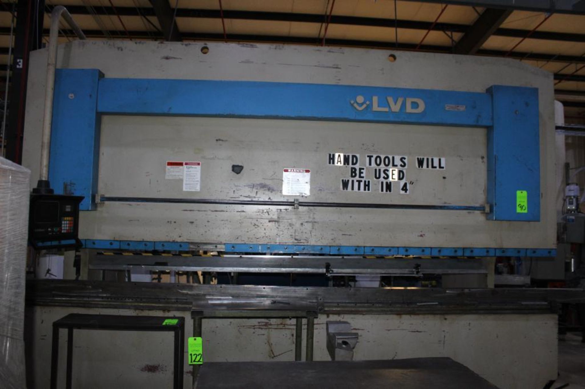 1995 LVD Hydraulic Press Brake Model 180JS13 Equipped With Hurco AutoBend 7 CNC Back Gage - Image 22 of 22