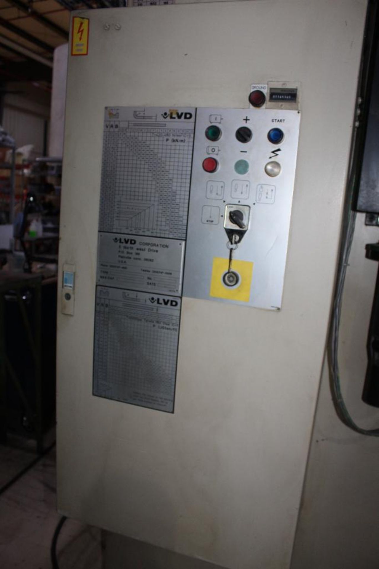 1995 LVD Hydraulic Press Brake Model 180JS13 Equipped With Hurco AutoBend 7 CNC Back Gage - Image 15 of 22