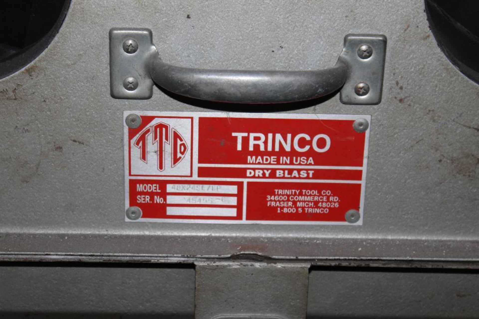 Trinco Dry Blast Model 48x24SLI BP - Image 3 of 7