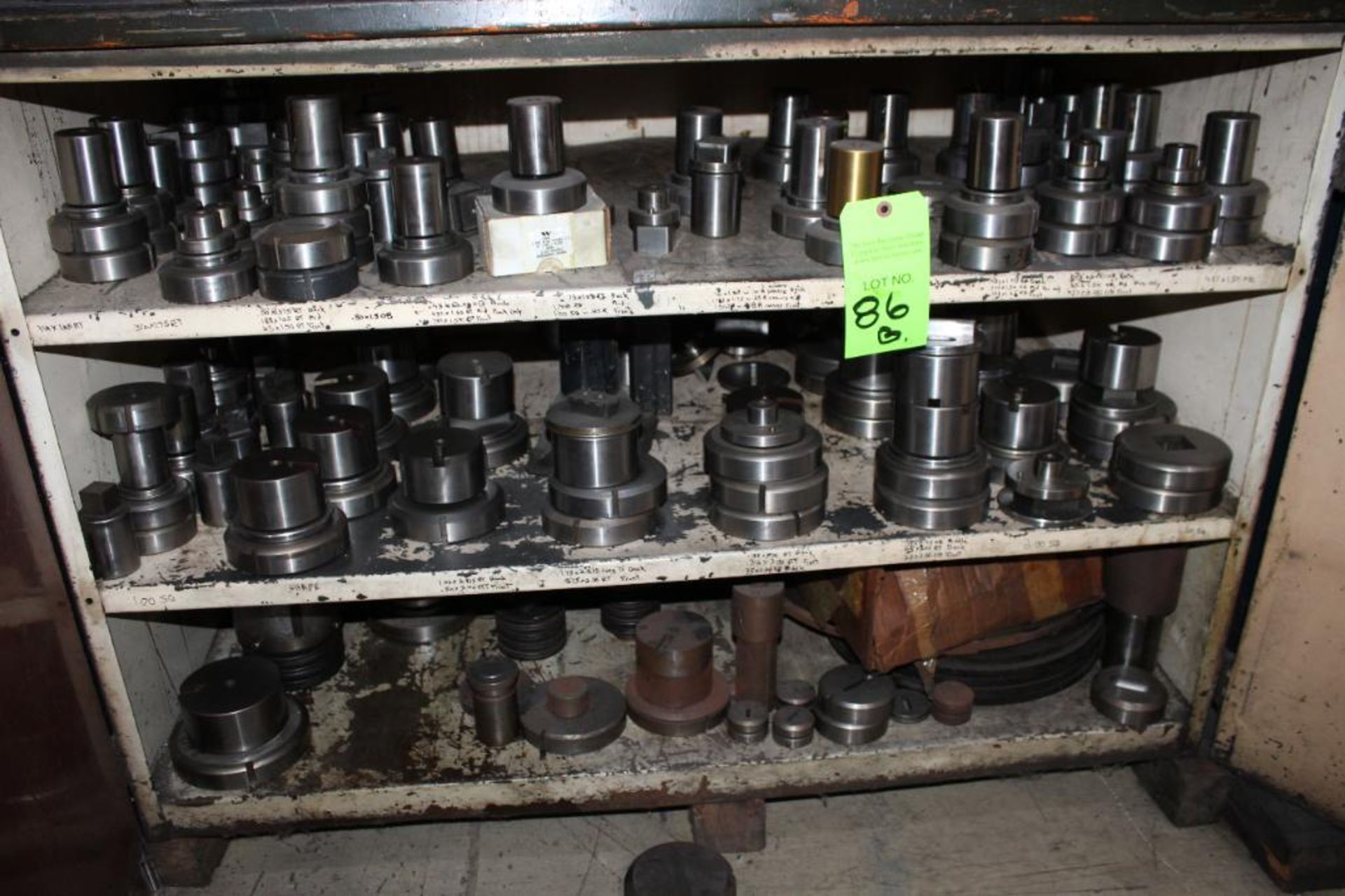 Contents of Cabinet- Assorted Amada Tooling