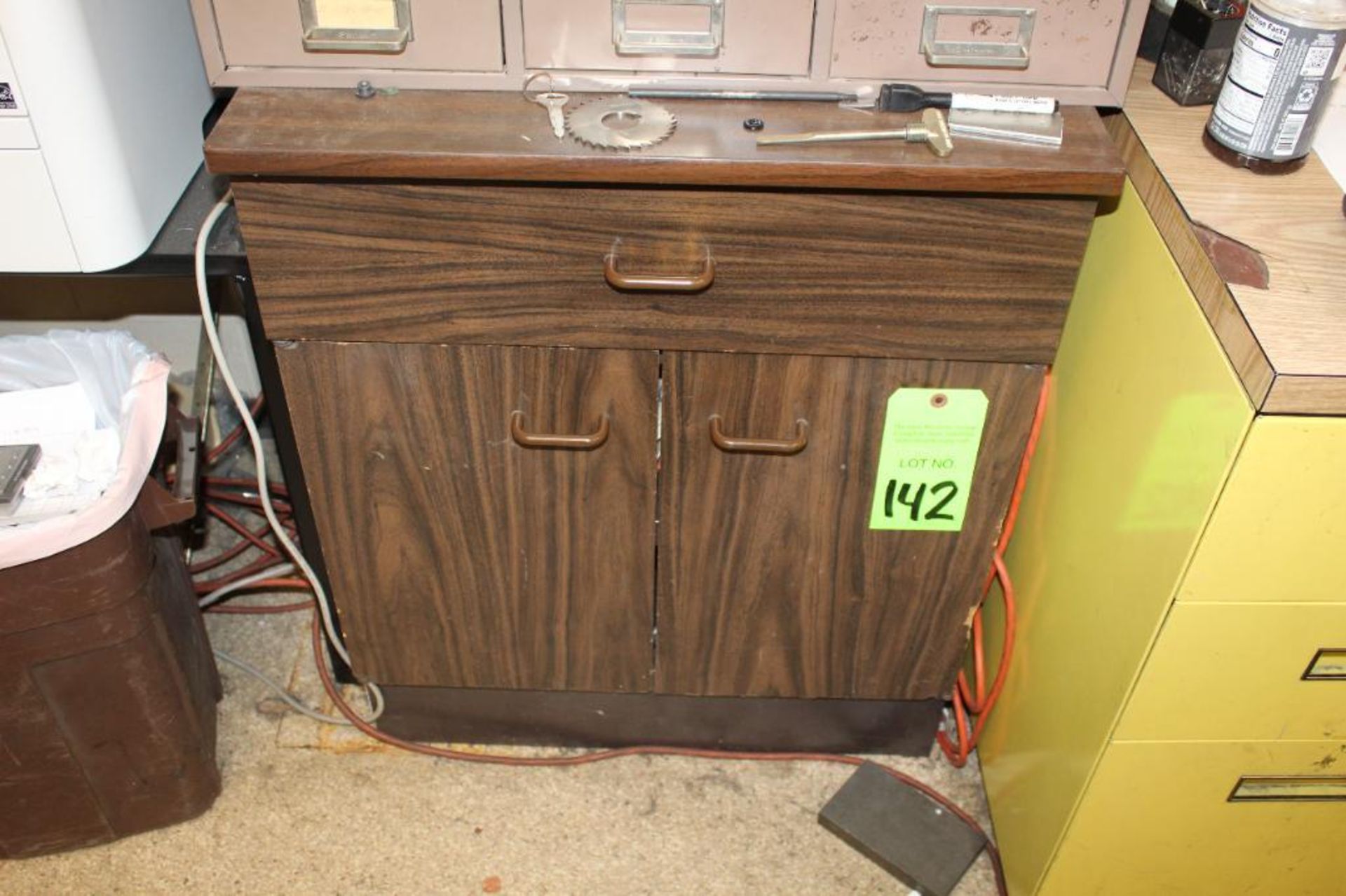 Cabinet With Contents