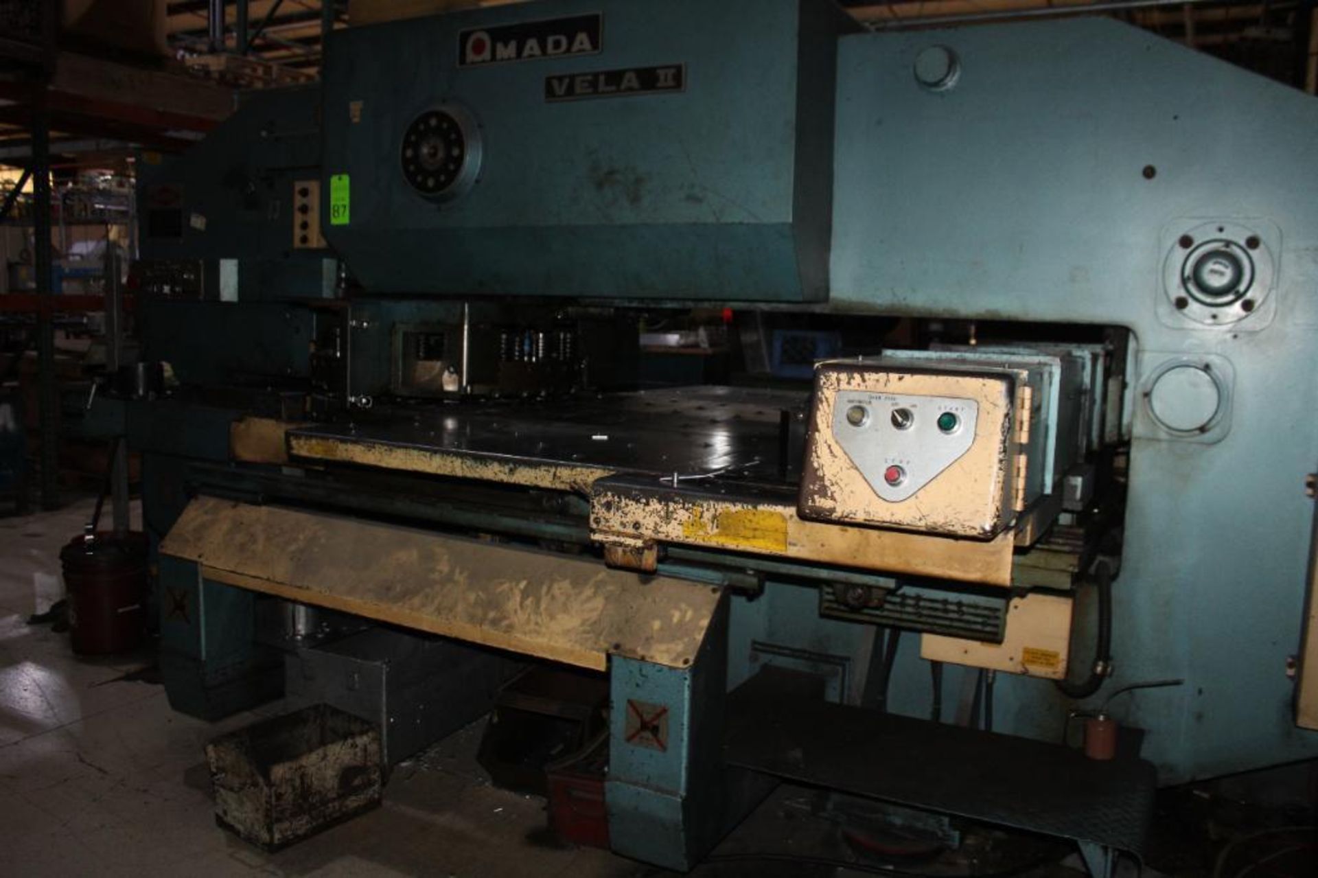 1983 Amada Vela II 30 Ton CNC Punch Press 305050 W/ Amada Fanuc-O System 6M CNC Control - Bild 12 aus 25