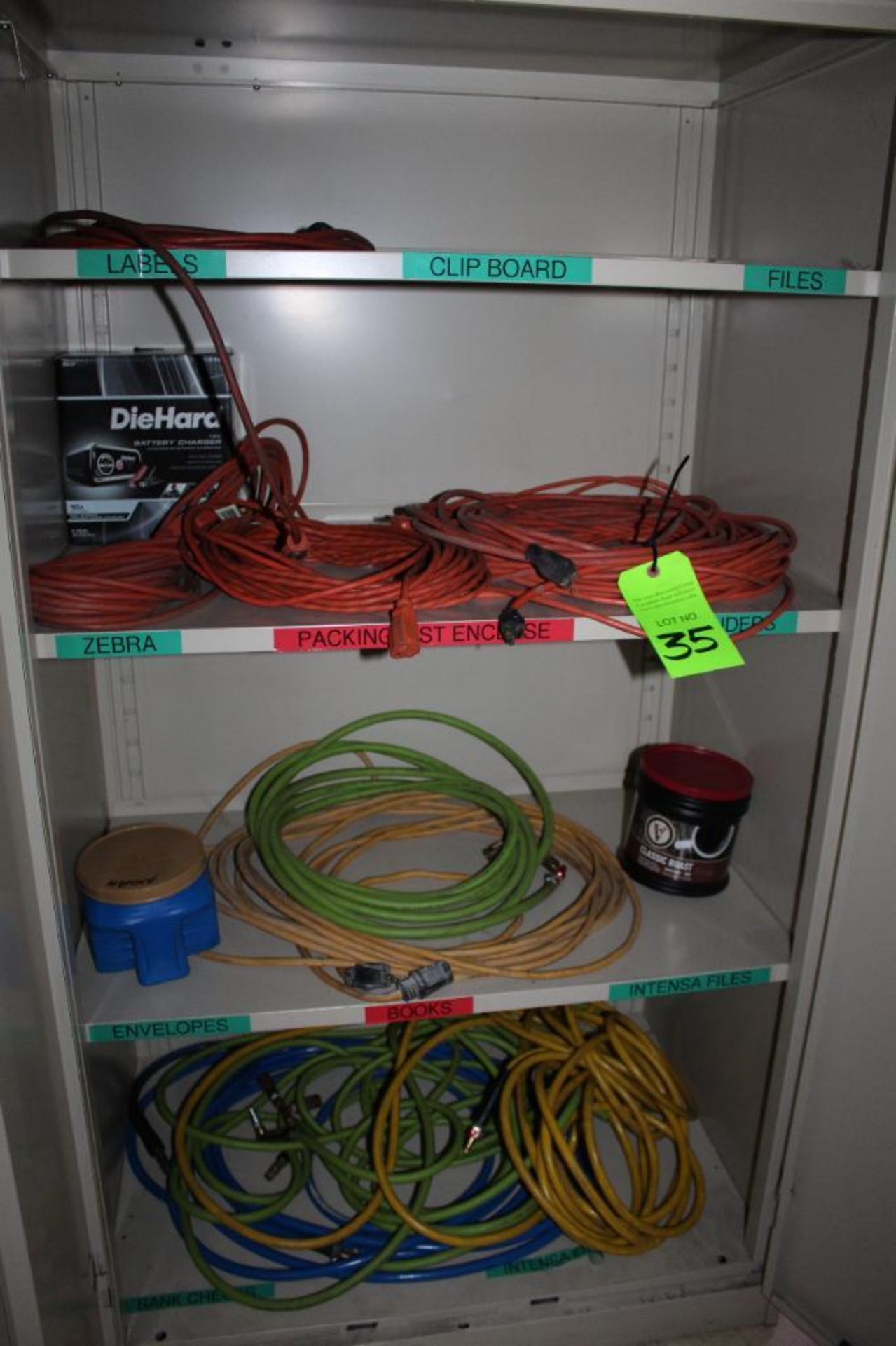 Lot of Extension Cords and Compressor Hose