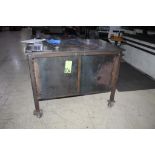 Rolling Cabinet With Contents 50"x32"x39.5"