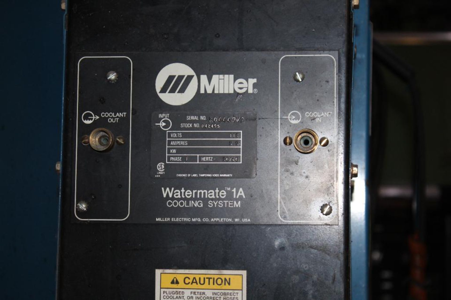 Miller Syncrowave 351 Constant Current AC/DC Arc Welding Power Source W/ Miller Watermate 1A Cooling - Image 9 of 12