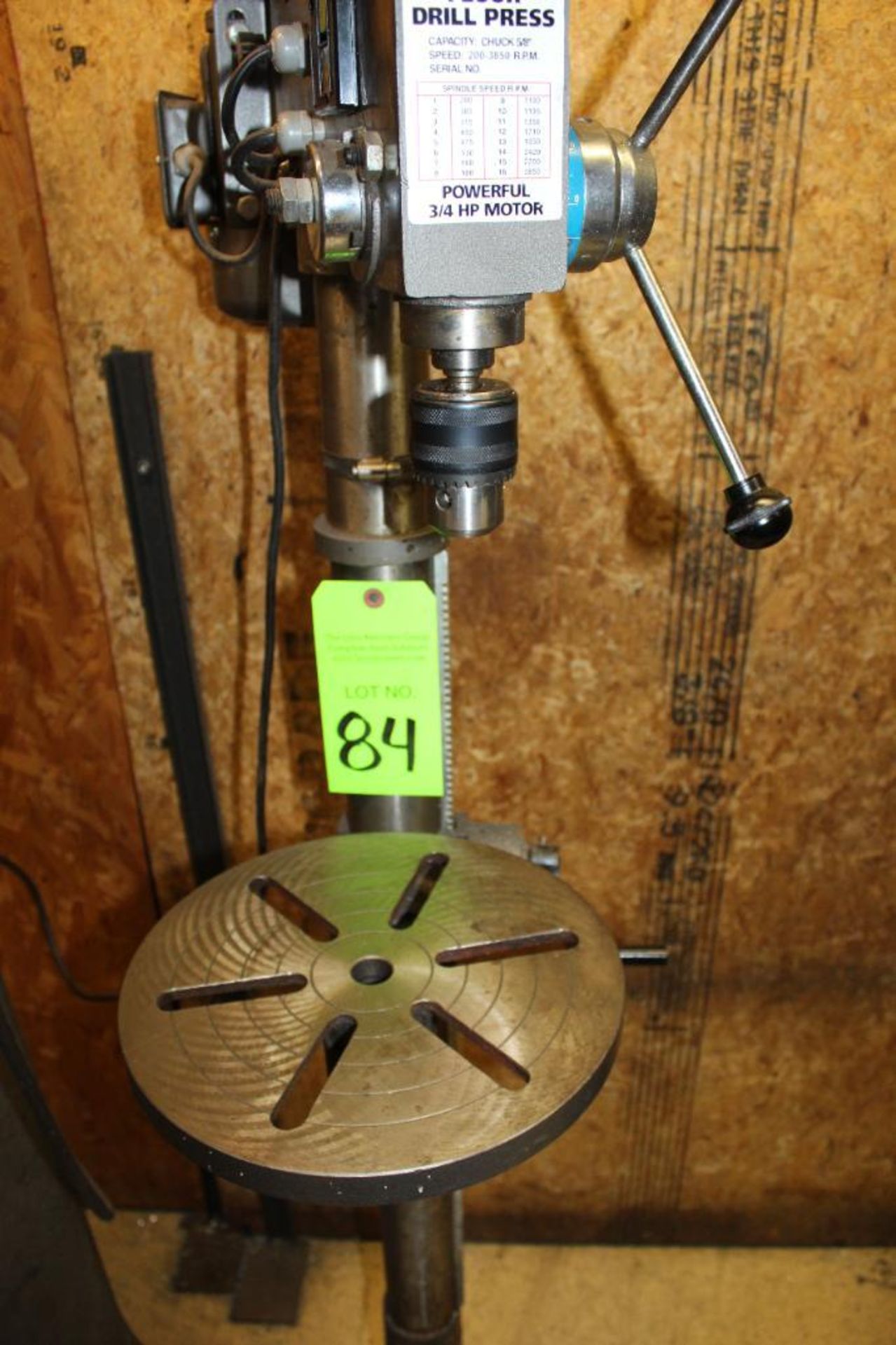 T.S.C. Industrial Machinery 16 Speed Floor Drill Press Model CBD16F - Image 5 of 8